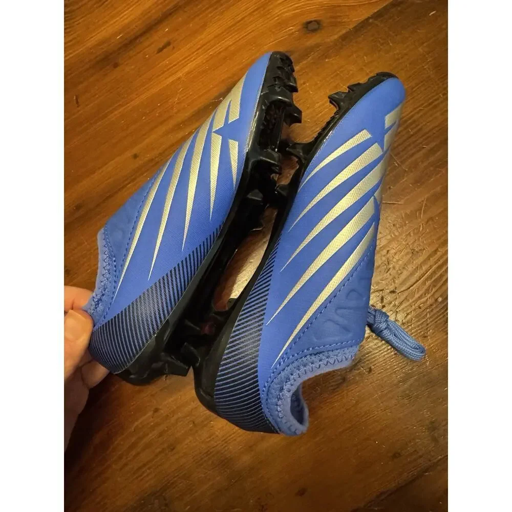 New Balance Furon V7 Dispatch Junior Soccer Cleats Blue Youth Sz 2 NEW